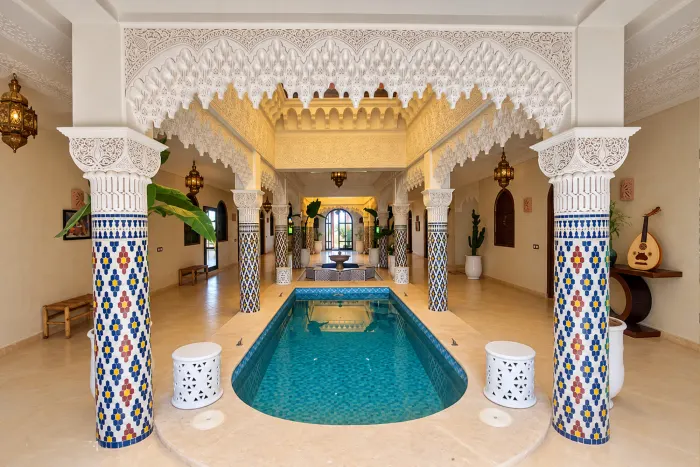Pation et piscine